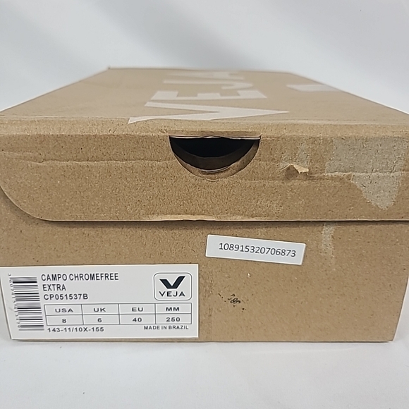 Veja Campo Sneaker Extra White Leather/Natural Suede Sz 8/ 8.5 Sold Out online - Picture 9 of 9